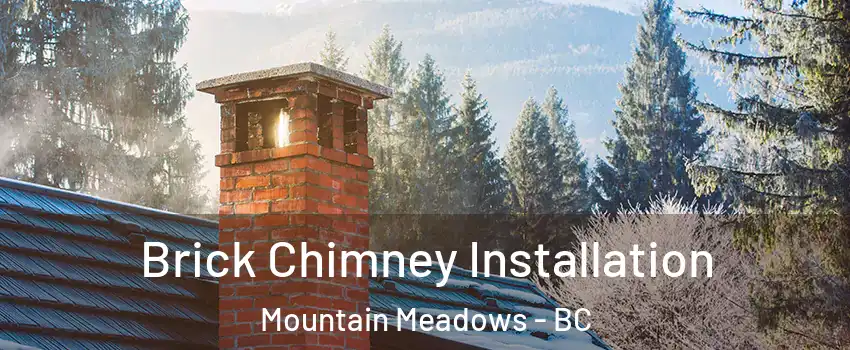  Brick Chimney Installation Mountain Meadows - BC