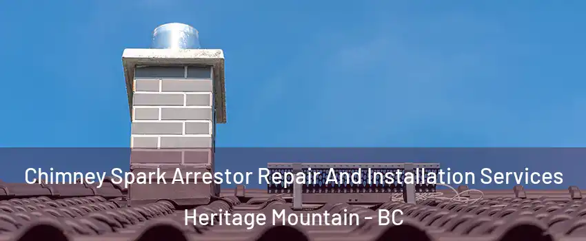  Chimney Spark Arrestor Repair And Installation Services Heritage Mountain - BC