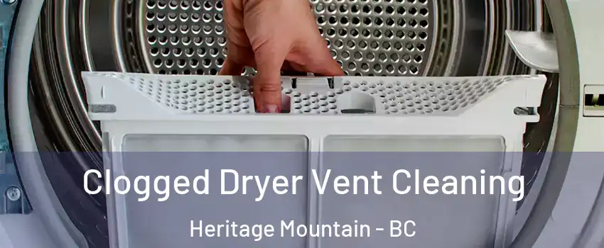  Clogged Dryer Vent Cleaning Heritage Mountain - BC
