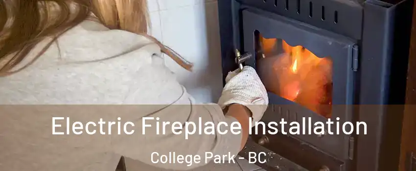  Electric Fireplace Installation College Park - BC