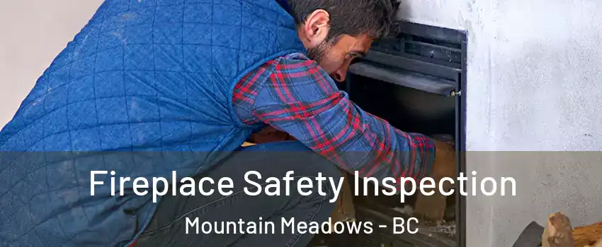  Fireplace Safety Inspection Mountain Meadows - BC