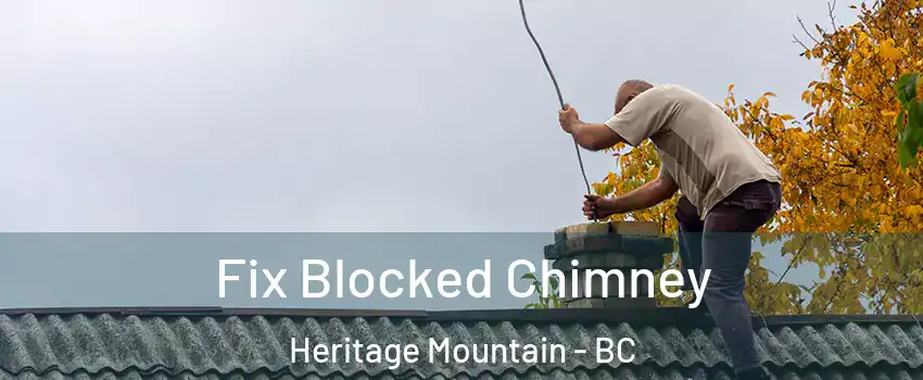  Fix Blocked Chimney Heritage Mountain - BC