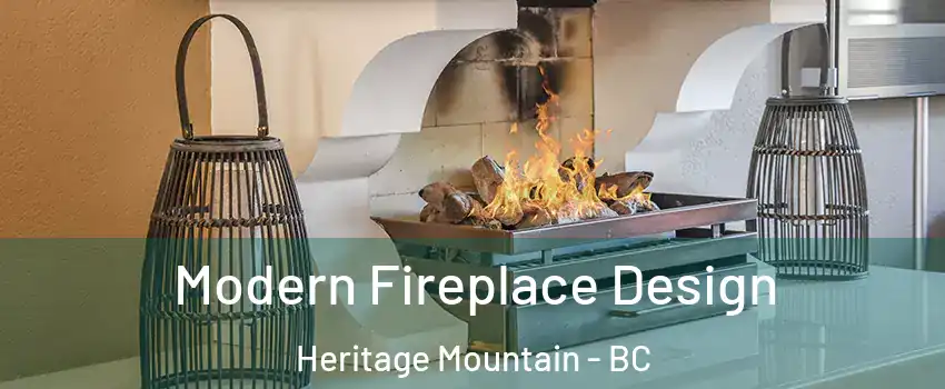 Modern Fireplace Design Heritage Mountain - BC