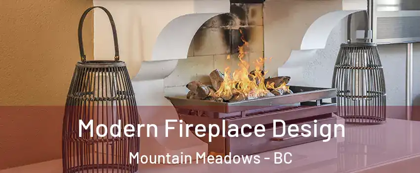  Modern Fireplace Design Mountain Meadows - BC