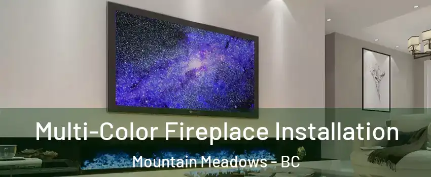  Multi-Color Fireplace Installation Mountain Meadows - BC