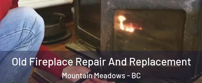  Old Fireplace Repair And Replacement Mountain Meadows - BC