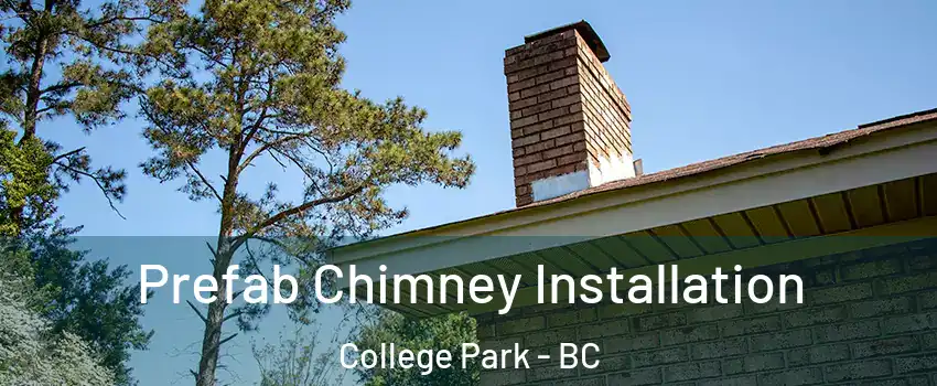  Prefab Chimney Installation College Park - BC