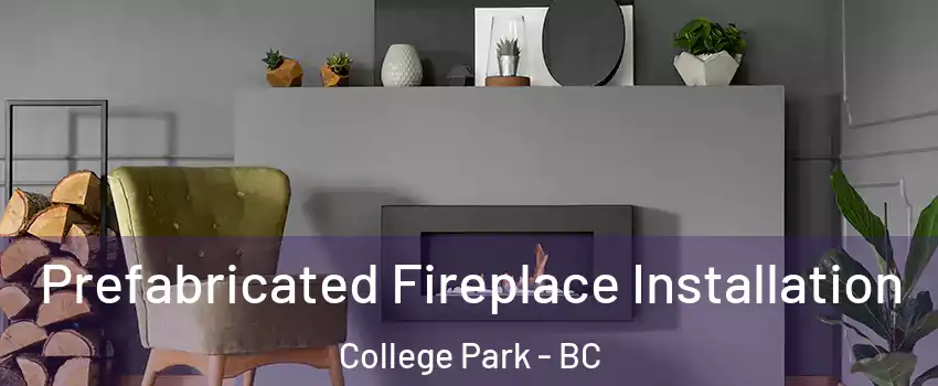  Prefabricated Fireplace Installation College Park - BC