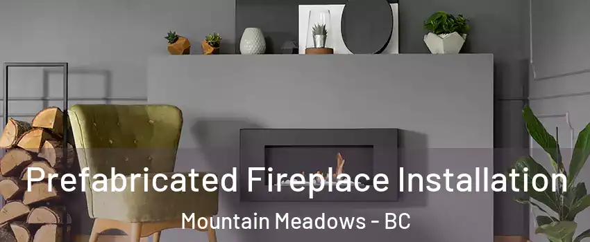  Prefabricated Fireplace Installation Mountain Meadows - BC